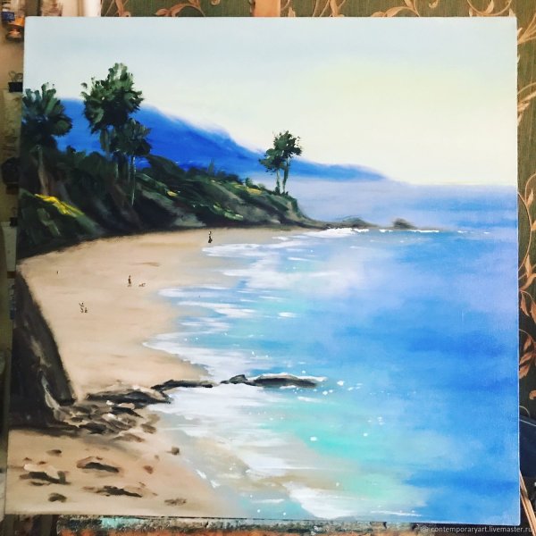 Кубинский пейзаж маслом