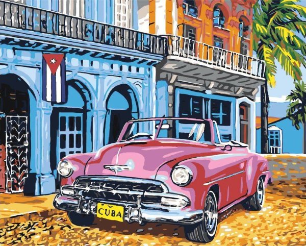 Картины по номерам Куба Гавана