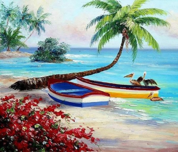 Экзотические пейзажи живопись