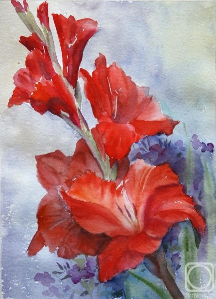 Вера Кавура художник гладиолусы
