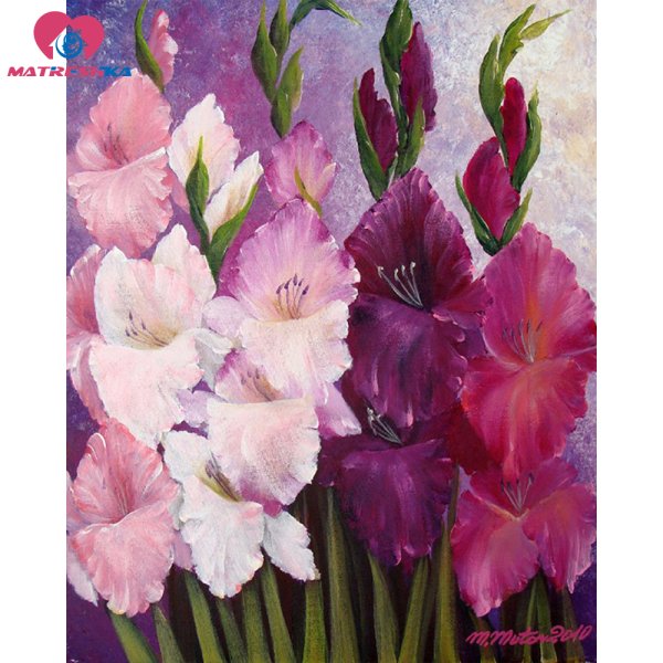 Гладиолусы Импрессионизм