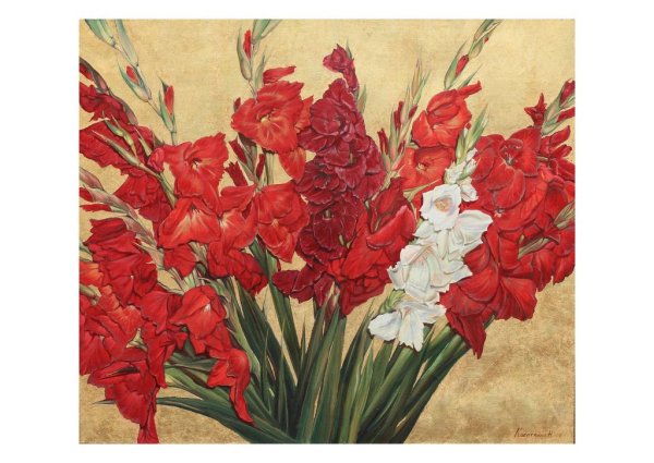 Художник Дмитрий Титов гладиолусы