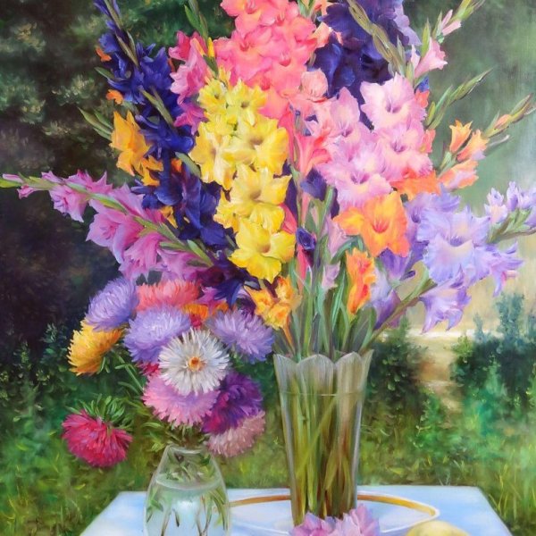 Гладиолусы Левитан