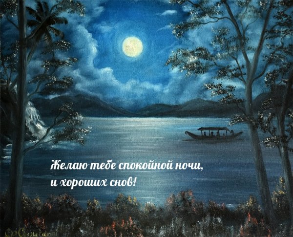 Лунная ночь картина