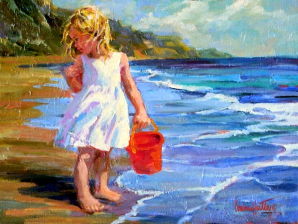 Детство в живописи Коринн хартли