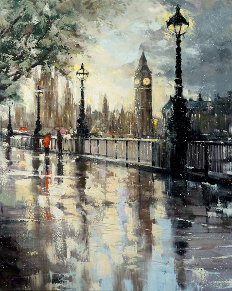 Живопись маслом Евы Чарнеска