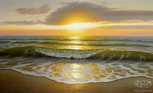 Нарисовать море