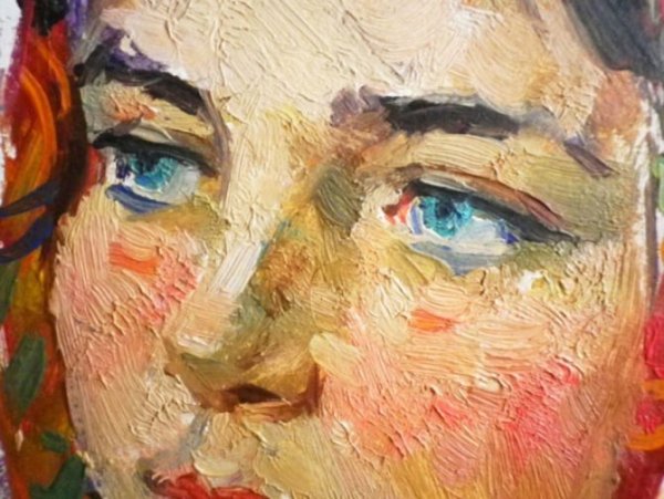 Портрет масляными красками