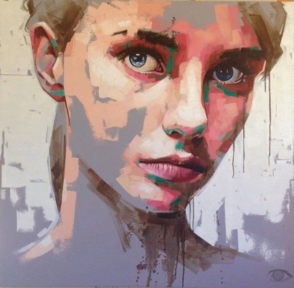 Портрет акрилом