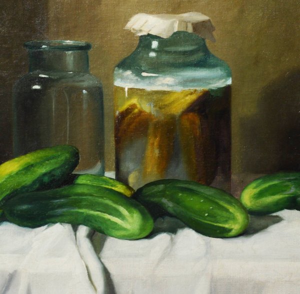 Огурцы в живописи