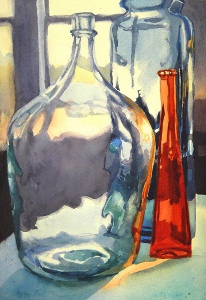 Пиво в стеклянной банке вектор