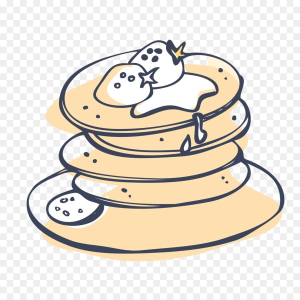 Блины нарисованные на прозрачном фоне