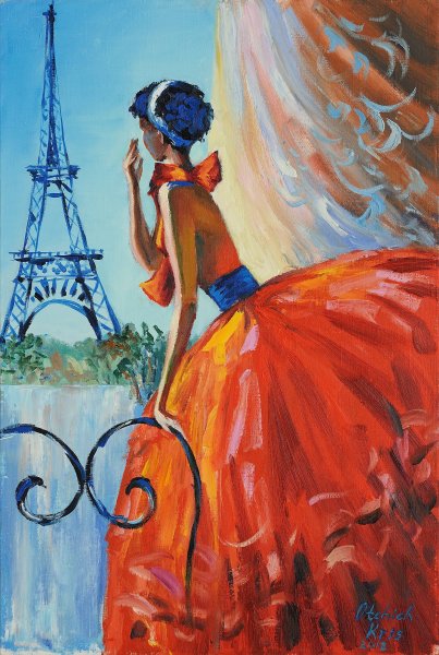 Ольга Дарчук картины Париж