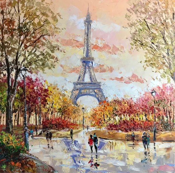 Клод Моне Эйфелева башня