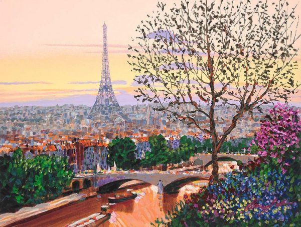 Эйфелева башня картины французских импрессионистов