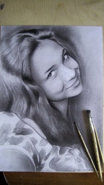 Сухая кисть техника рисования