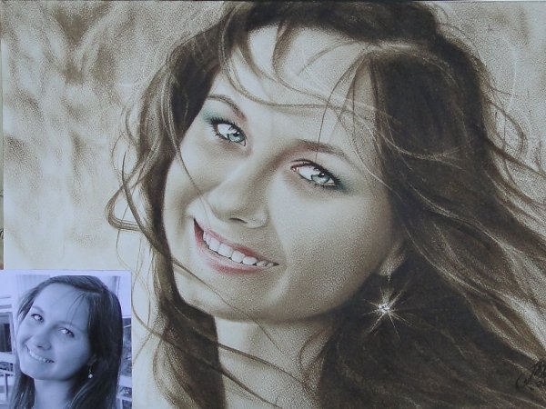 Сухая кисть в живописи маслом