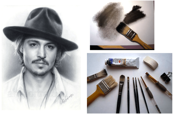 Живопись сухой кистью