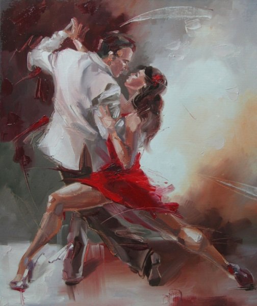 Вячеслав Хабиров Танцующая пара.