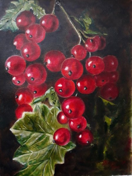 Смородина маслом