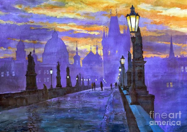 Картина Карлов мост Прага