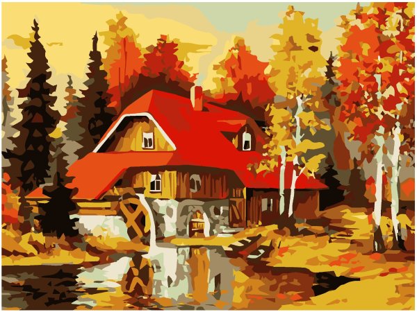 Czeslaw Szwajkosz осень картины