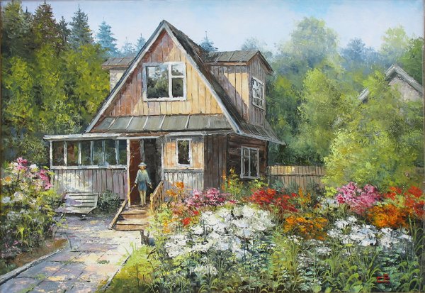 Дачный пейзаж