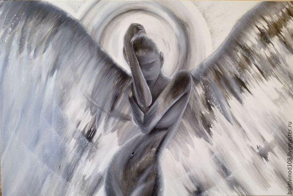 Девушки с крыльями живопись