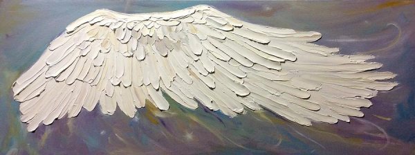 Крылья объемная картина