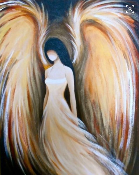 Ангел картина маслом