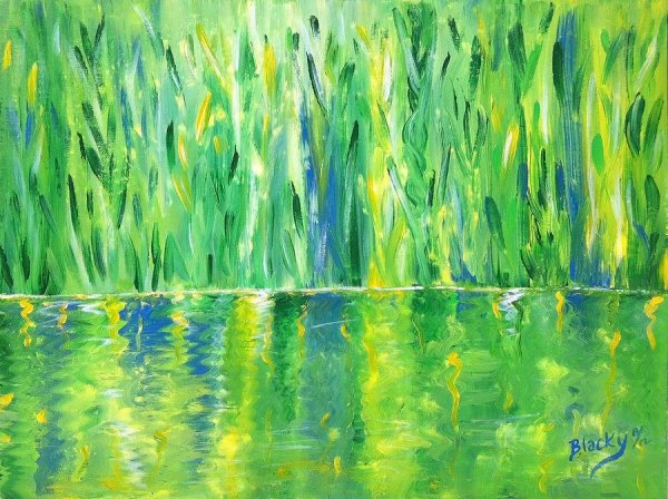 Зеленый цвет в живописи