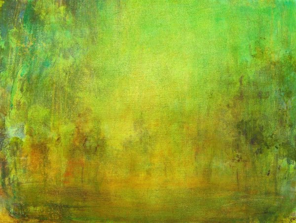 Зеленый фон акварель