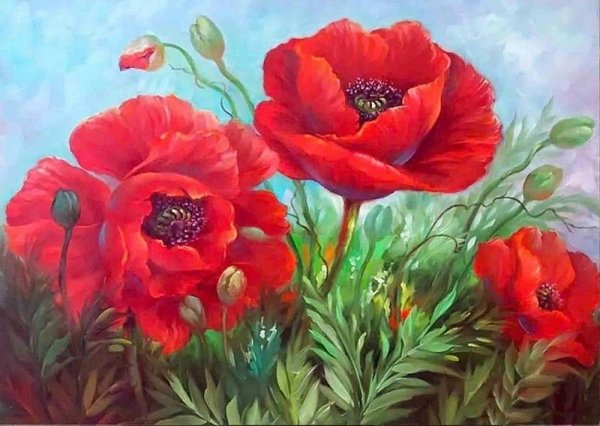 Картины цветов