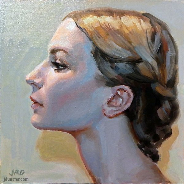 Акварельный портрет Anna Kovaltchouk