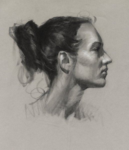 Nathan Fowkes портреты углем