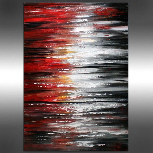 Абстракция маслом на холсте