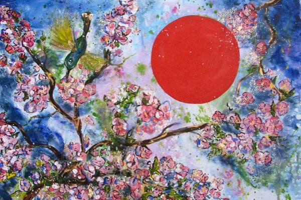 Пуантилизм Сакура