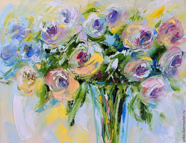 Наталья Ширяева картины мастихином