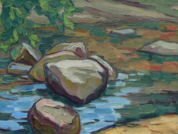 Камни в картинах художников