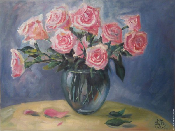 Живопись розы Айдемир Саидов