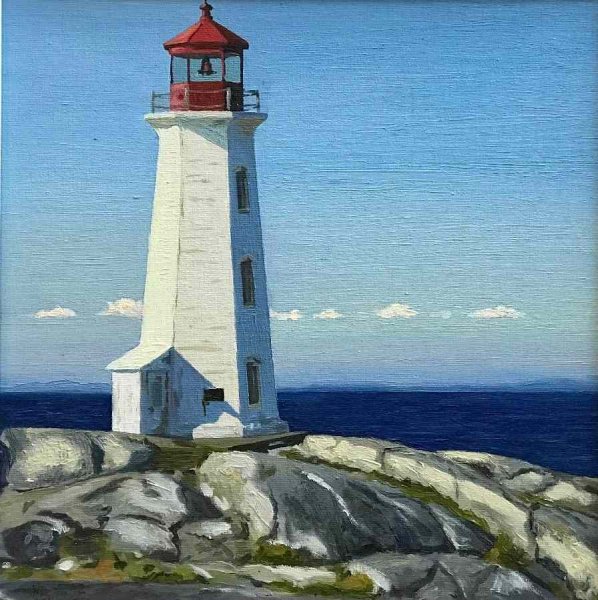 Картины с маяком и морем