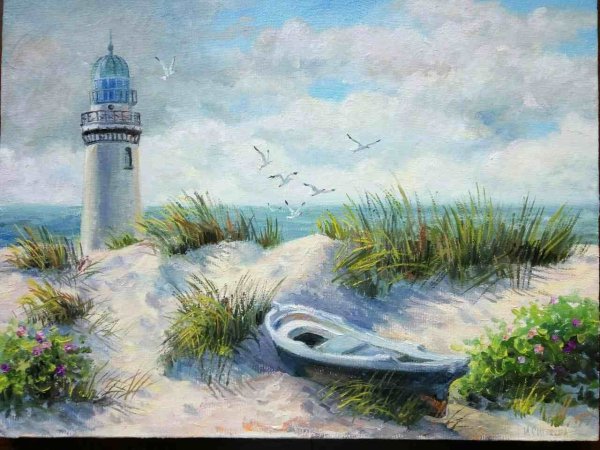 Уолтонский Маяк картина