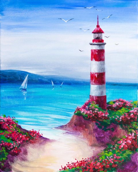Маяк красками