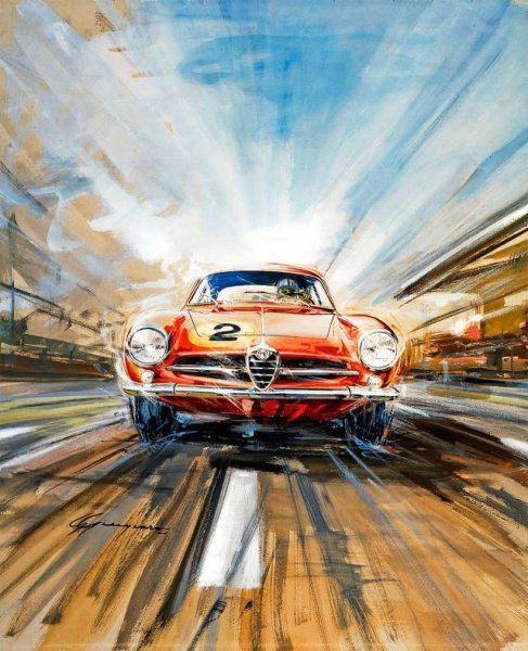 Живопись автомобили