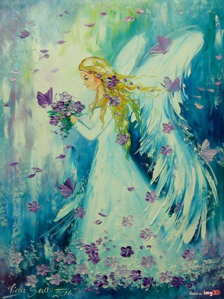 Ангел с рыжими волосами