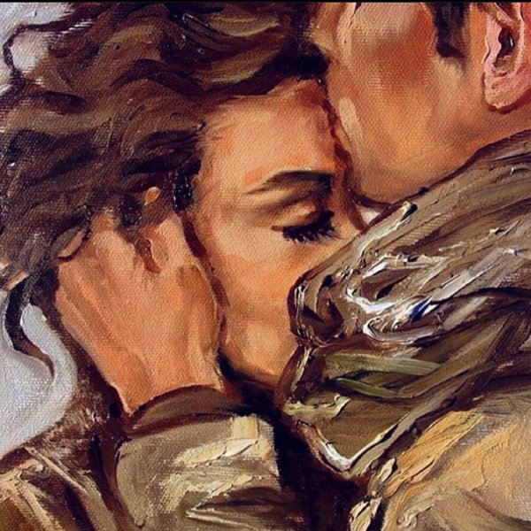 Влюбленные живопись