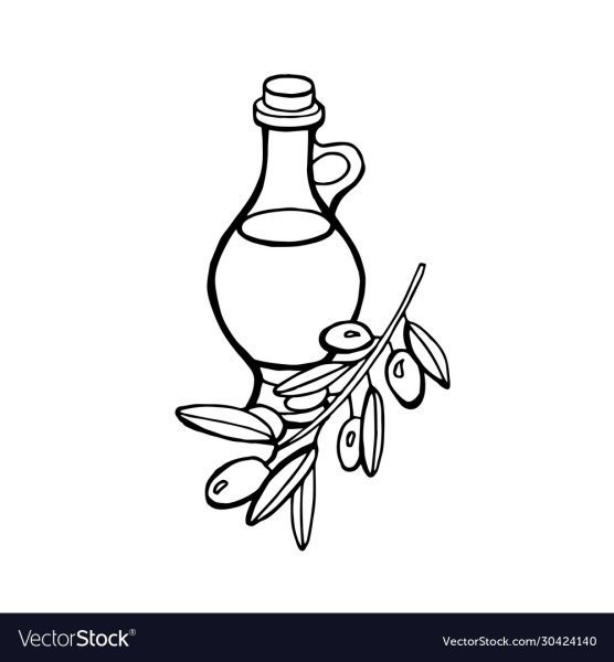 Оливковое масло раскраска для детей