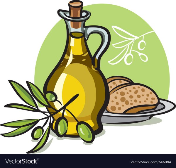 Бутылка масла вектор