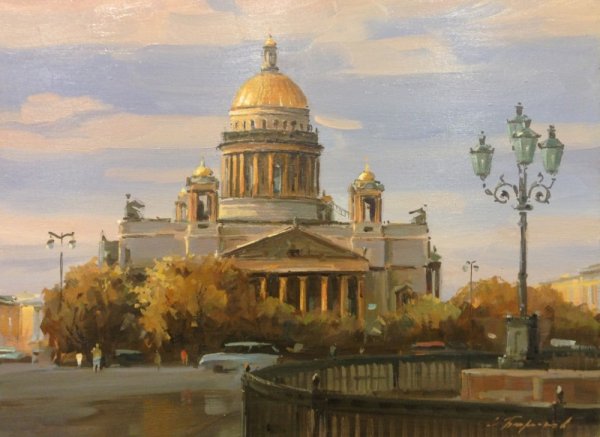 Картина Питер Исаакиевский собор