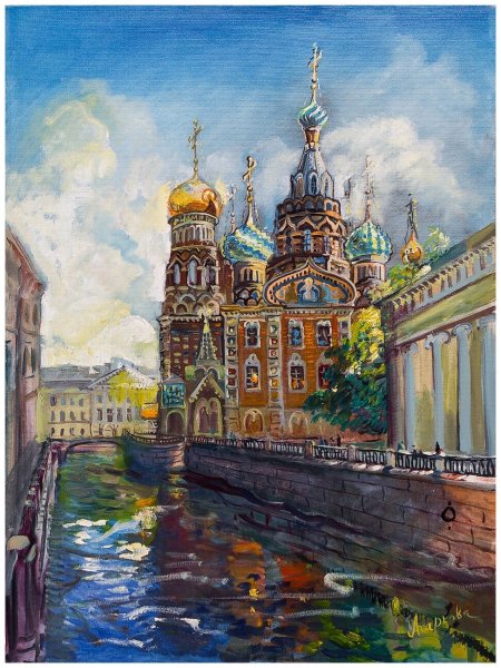 Живопись храм Спаса на крови в Санкт-Петербурге